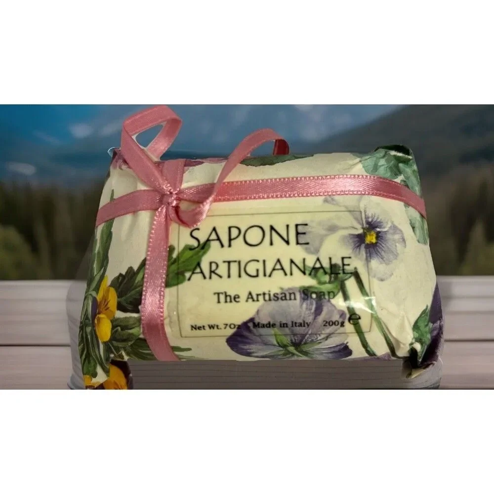 #8416 SAPONE ARTIGIANALE SOAP VIOLETTE 7 OZ